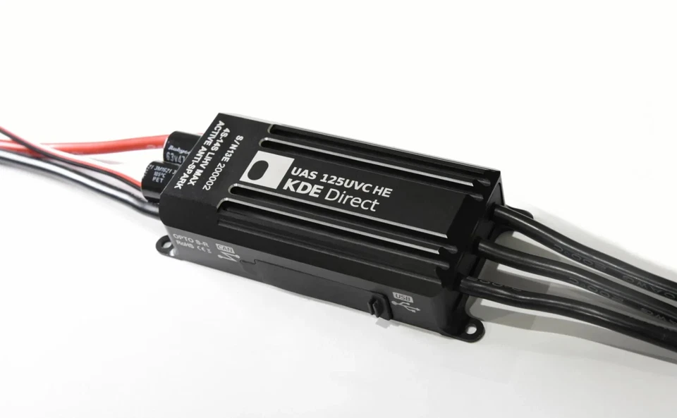 KDE-UAS125UVC-HE 125A+UHV Electronic Speed Controller (ESC) UAV UAS Drone - Image 2 of 4