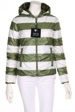 313 TRE UNO Piumino Al Contatto Cappuccio I 42 = D 36 Verde Oliva Bianco #9330
