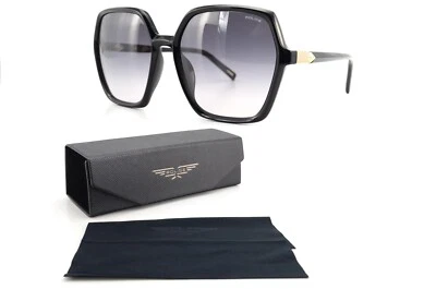 Lunettes de soleil POLICE *2 SWAN 3 SPLF36 58-18 COL.0700 140 Big Black Sun L... - Photo 1/4