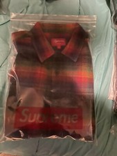 Supreme SS21 Plaid Flannel Shirt Multi Color Men  s Size Small