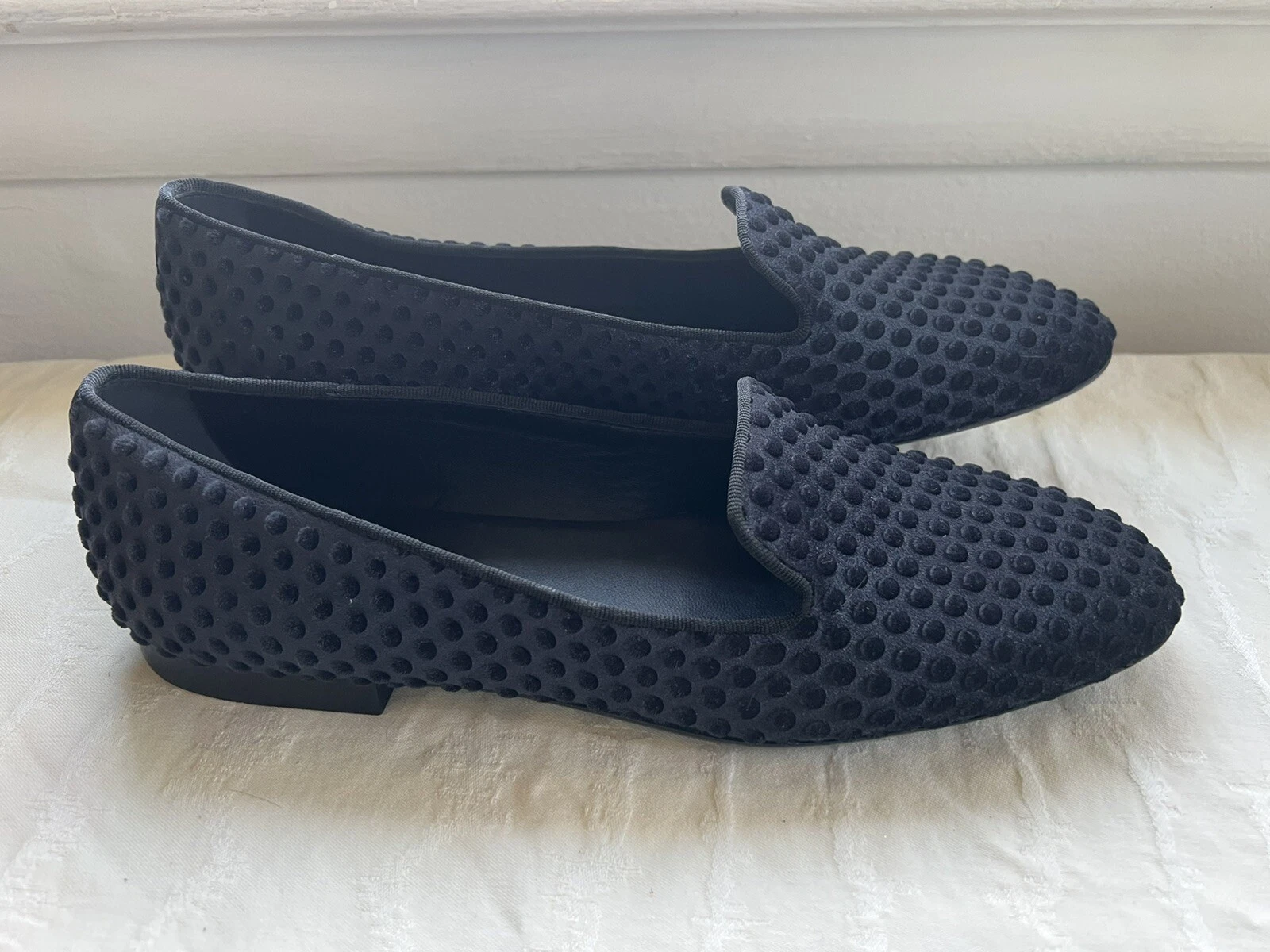 TOD’S Mocassini mocassini slip on donna Tod's tessuto nero taglia 8 US