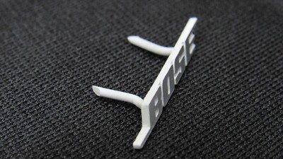Replacement BOSE Logo Silver White Badge Emblem 1