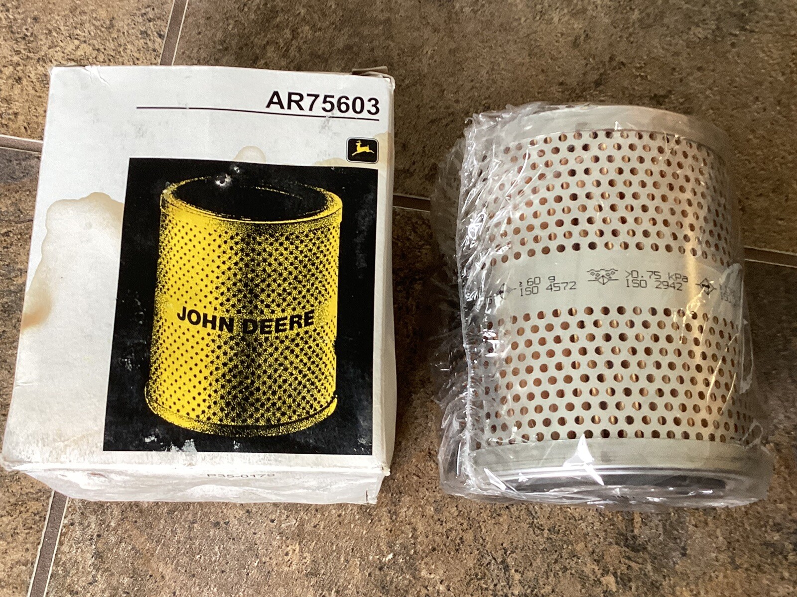 Genuine John Deere AR75603 Hydraulic Oil Filter, New in Box eBay