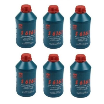6x 1 Liter Hydraulic System Fluid Abc suspension Power Steering Mercedes Febi