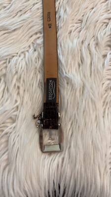 BRIGHTON WOMEN’S Golf Belt BNWOT size 30 color dark brown see all photos BRIGHTON WOMEN main image 3