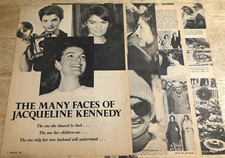 1967 JACQUELINE KENNEDY ONASSIS - Vintage 4-Page Clipping Article
