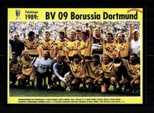 Borussia Dortmund Mannschaftskarte DFB Pokalsieger 1989