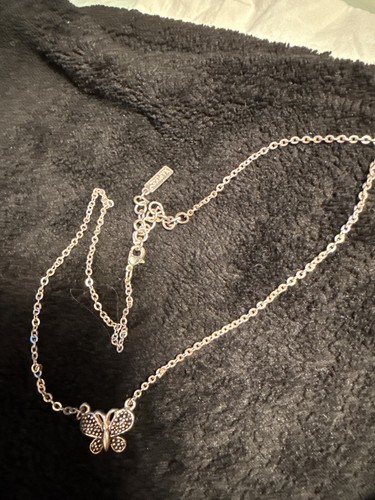 16-18inch NAPIER Butterfly with silver chain