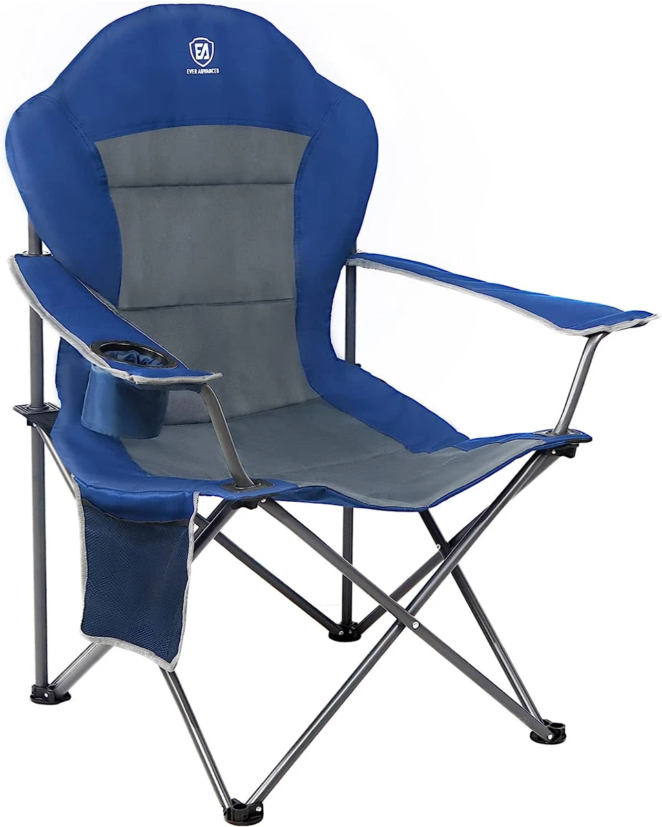 Ever Advanced Folding Camping Chair for outside High Back Padded