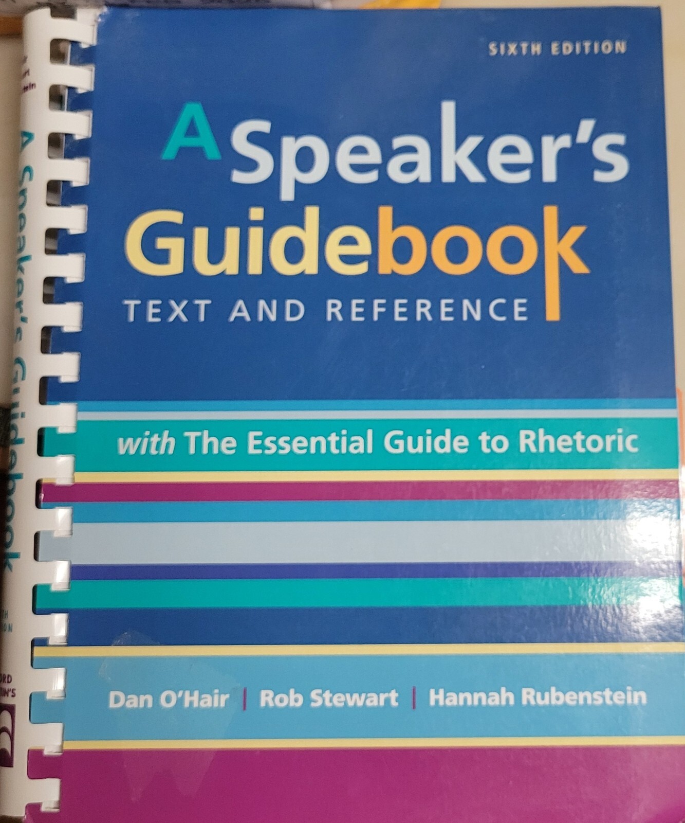 A Speaker's Guidebook with the Essential Guide to Rhetoric by Robert ...