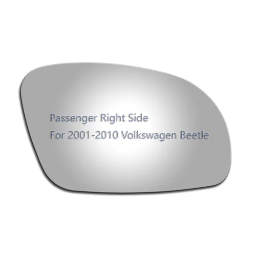 Mirror Glass For 2001-2010 VW Volkswagen Beetle Passenger Right Side Replacement