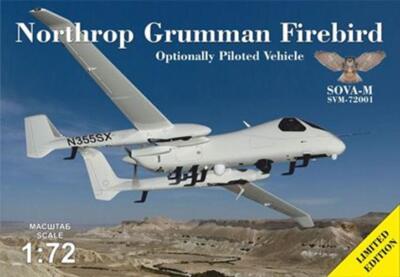 Sova-M 72001 1:72 Northrop Grumman Firebird optional pilotiertes Fahrzeug