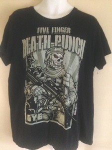 FIVE-FINGER-DEATH-PUNCH-5-F-D-P-SOLDIER-OFFICIAL-2XL-T-SHIRT-ROCK-HEAVY-METAL