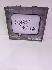 Light Box Speech Bubble LED Dry Erase Board, Pen,  By Merkury 