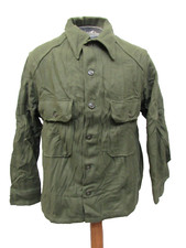 US Wool Field Shirt OG 108 Cold Weather Large USGI Military 1953 Korean Era NOS