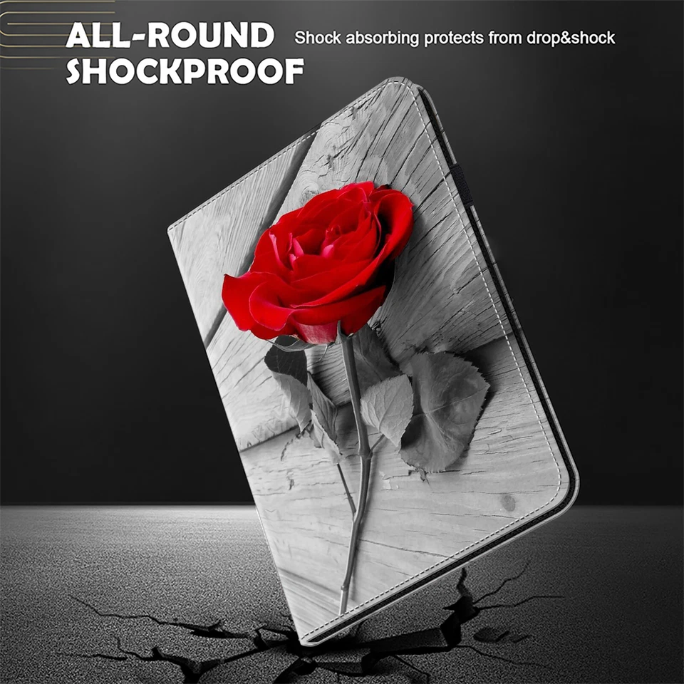 Funda abatible de cuero PU para tablet Samsung Galaxy Tab A 10.1 2016 SM-T580 T585 T587 Foto 2 de 4