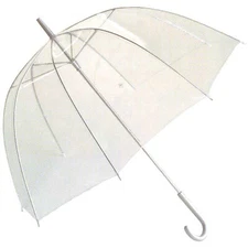 Clear Bubble Umbrella, Dome Shape Umbrella, See Through Umbrella, Clear Umbrella