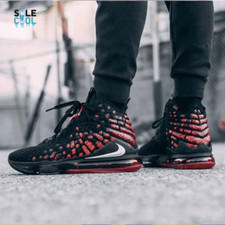 Nike Lebron XVII GS Infrared Basketball Shoes BQ5594-006
