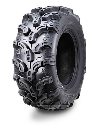 Set Of 4 WANDA P373 25x10-12 ATV/UTV Tires - Fits Kubota RTV X1140, XG850 & More - 6-Ply Rated