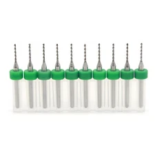 10x 0.6mm High Qulaity Carbide PCB Rotary Tool Jewelry  CNC Drill Bits
