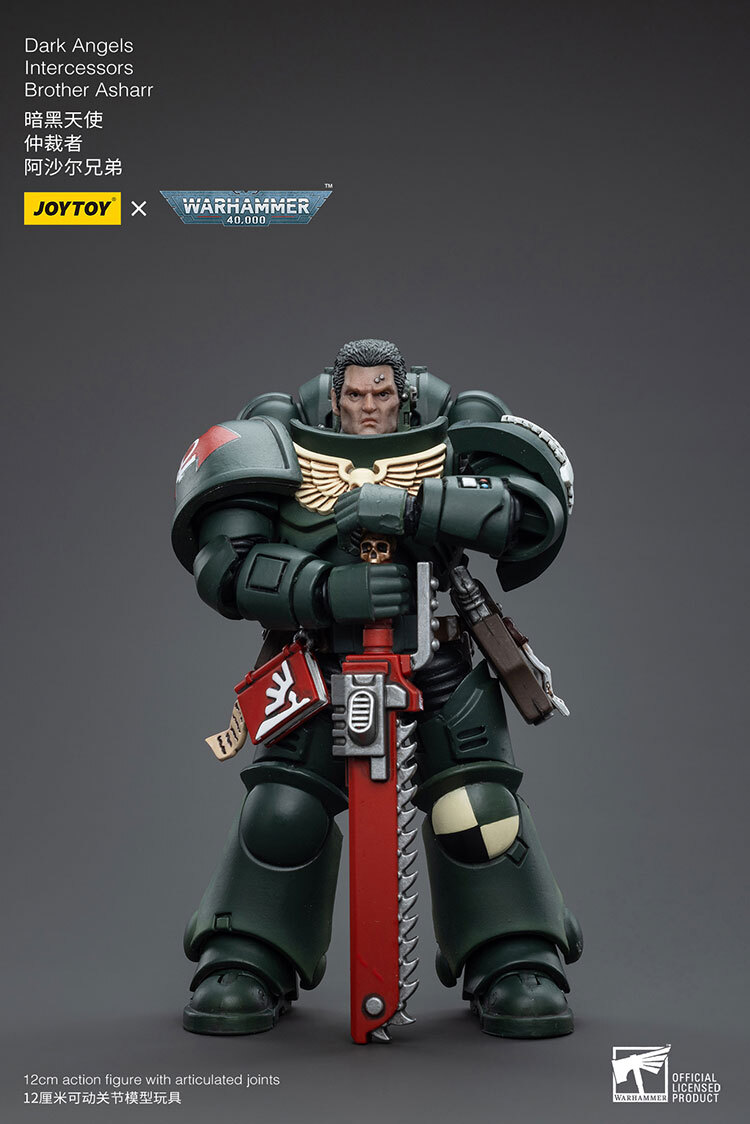 JoyToy WarHammer 40K Dark Angels Intercessors Brother Asharr