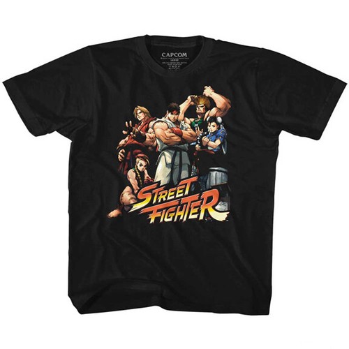 Pre-Sell Street Fighter Video Game Licensed Youth T-Shirt - Picture 13 of 13