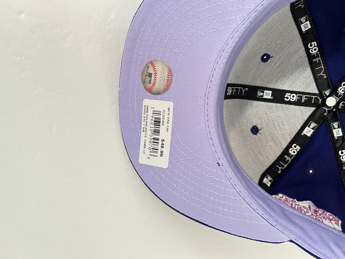 NEW ERA LA DODGERS POLAR/LIGHTS 1988 WORLD SERIES 59Fifty BLUE SZ