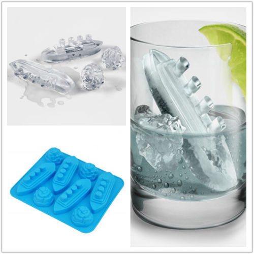 Silicone Ice Trays - Titanic Lego