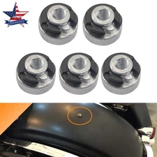 5pcs Rear Fender Seat Bolt Nut Kit For Harley Sportster XL Touring Dyna Softail