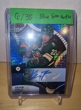 2021-22 Upper Deck Allure Autographs Blue Line #79 Kevin Fiala /35 