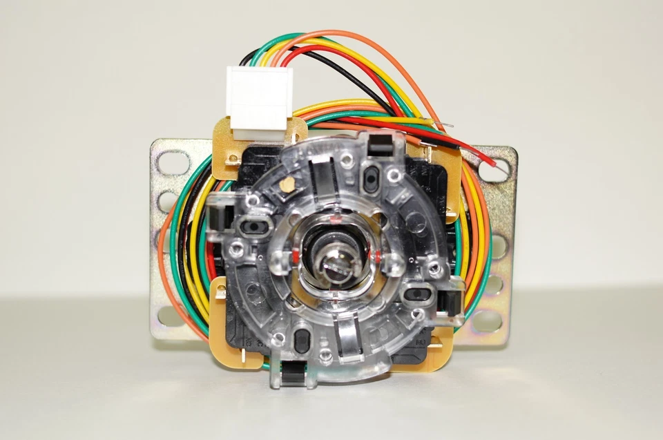 Japan Sanwa Red Joystick & 5 Pin Harness Arcade Parts Japan Top Ball JLF-TP-8YT  - Image 2 of 2