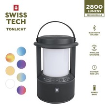 Smart LED Lantern  Bluetooth Speaker 2800 Lumen Rechargeable Outdoor Light