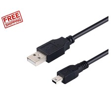 High-Quality USB 2.0 Cable - 5ft Compatible with Uniden Bearcat Scanners