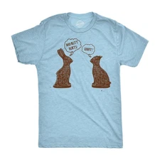 Mens My Butt Hurts T Shirt Funny Easter Egg Chocolate Bunny Sarcastic Gift Tee