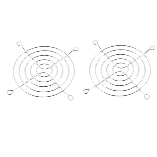 2pcs 65mm Dia Metal Wire Grill Finger Axial Fan Guard Protector for PC Computer