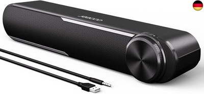 Jeecoo A30 PC Lautsprecher,Computer Lautsprecher für Pc,USB Powere PC Soundbar 