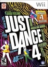 JUST DANCE 4 (WII) DISC + CVR ART + MANUAL - NO CASE - VERY GOOD