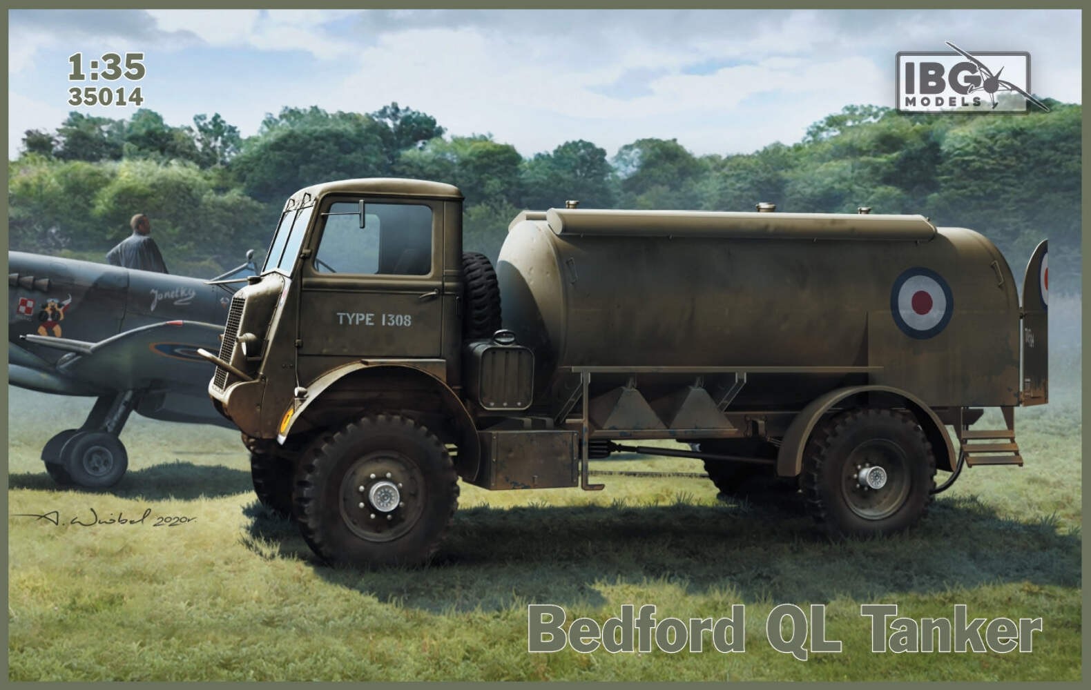 IBG Models 35014 1:35 Bedford QL Petrol Tanker