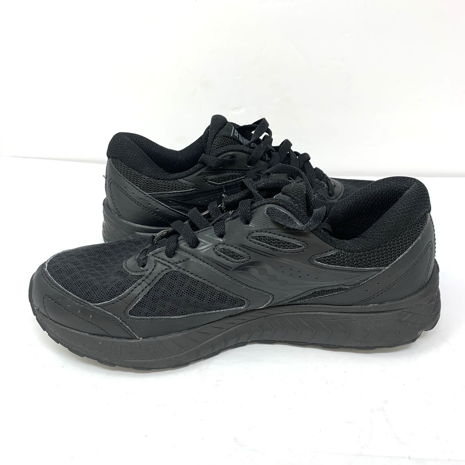 Saucony Cohesion 13 Women Size 9.5 Black Athletic Shoes #S10565-1 Pre Owned  thumbnail 4