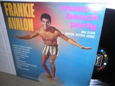 FRANKIE AVALON Muscle Beach Party 1964 LP UA 3371 1964 teen pop/surf MONO