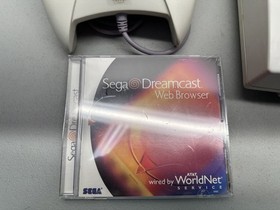 Sega Dreamcast HKT-3020 Console W/  2 Controllers - Powers On, Untested, W/game