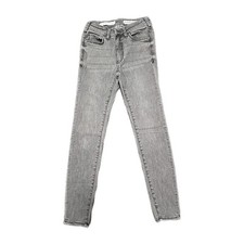 Anthropologie Women 25 Pilcro Letterpress High Rise Skinny Denim Leggings Gray