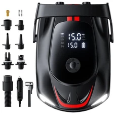 50PSI Paddle Board Pump Electric Portable, SUP Air Pump for Paddleboard with ...