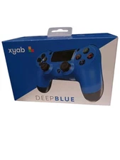 xyab deep blue wireless play gamepad comtroler for sony ps4/ pc