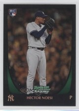 2011 Bowman Chrome Refractor Hector Noesi #214 0z1