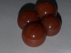 Lot of 4 Vintage Brown Glass Toy Marbles - Unbranded Style Classic — photo 9