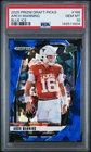 2025 PANINI PRIZM DRAFT PICKS BLUE ICE #166 ARCH MANNING 68/149 PSA 10