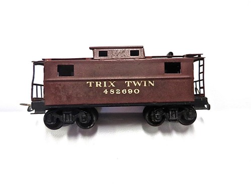 Trix Twin Railroad TTR OO/HO Calibre Todo Metal Caboose 482690 Envío Bajo | Zustand: Used