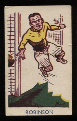 Trade Card, A&J Donaldson, Sportfavoriten, 1953, J Robinson, Blackpool, #238
