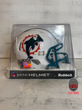 Minicasco Riddell Speed auténtico de los Miami Dolphins 1997-2012